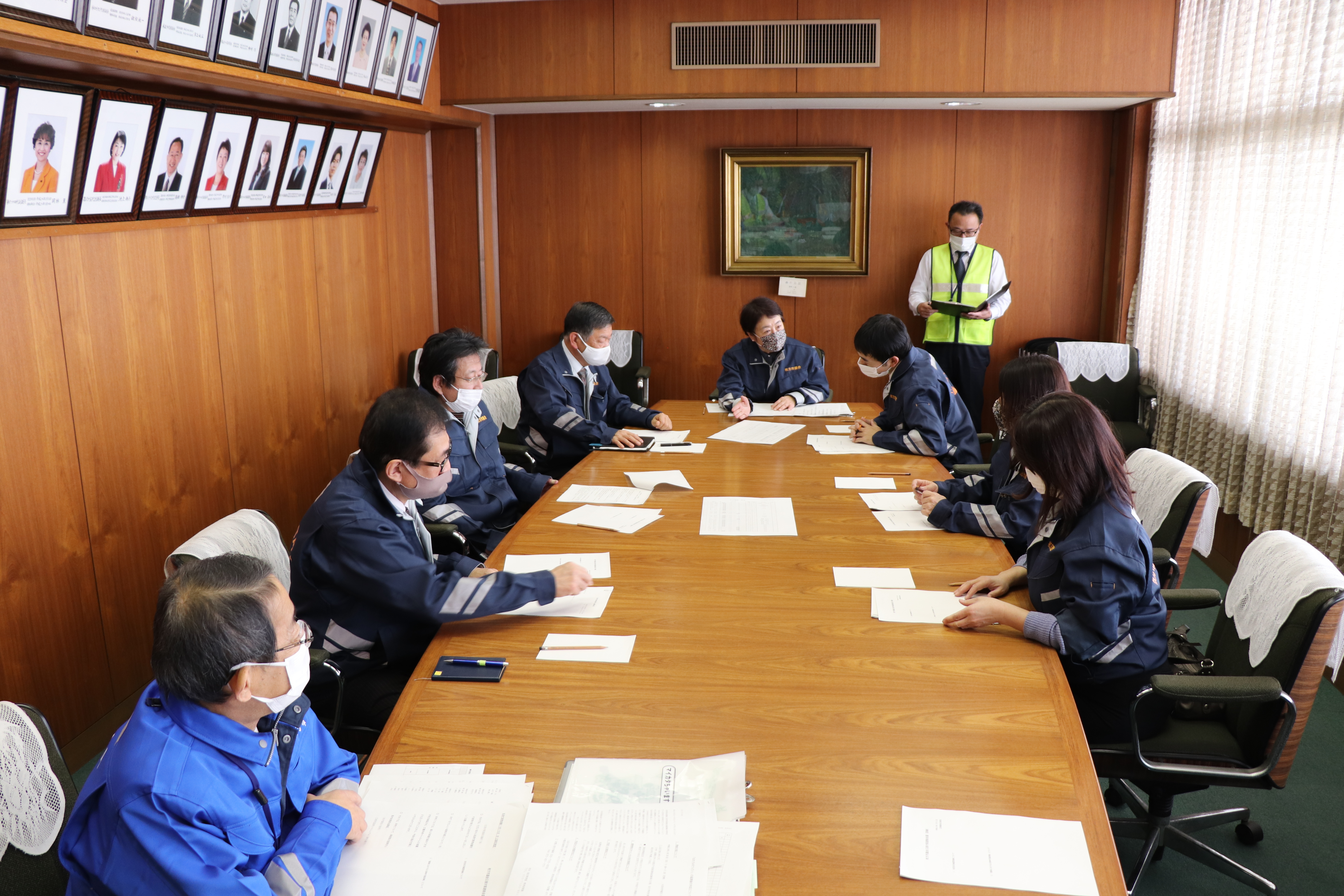 災害対策連絡会議の写真1