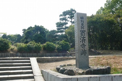 百済寺跡の松風の写真