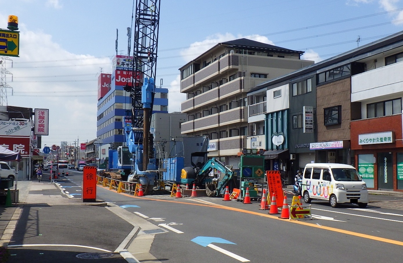 70工区の立坑築造状況