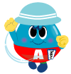 上下水道局イメージキャラクター アクリン