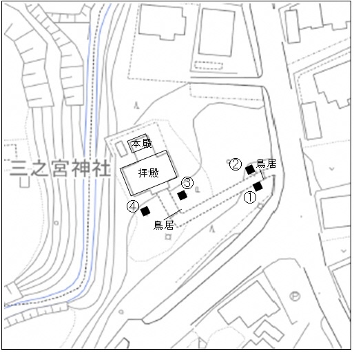 三之宮神社　マップ