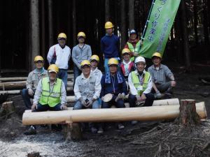 クボタ枚方製造所の里山保全活動 全員写真