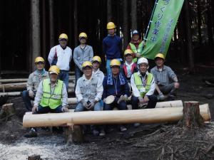 クボタ枚方製造所の里山保全活動　全員写真