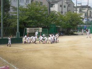 野球部のクラブ活動の写真