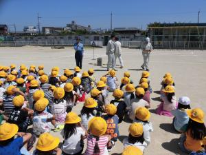 交通安全教室の様子1