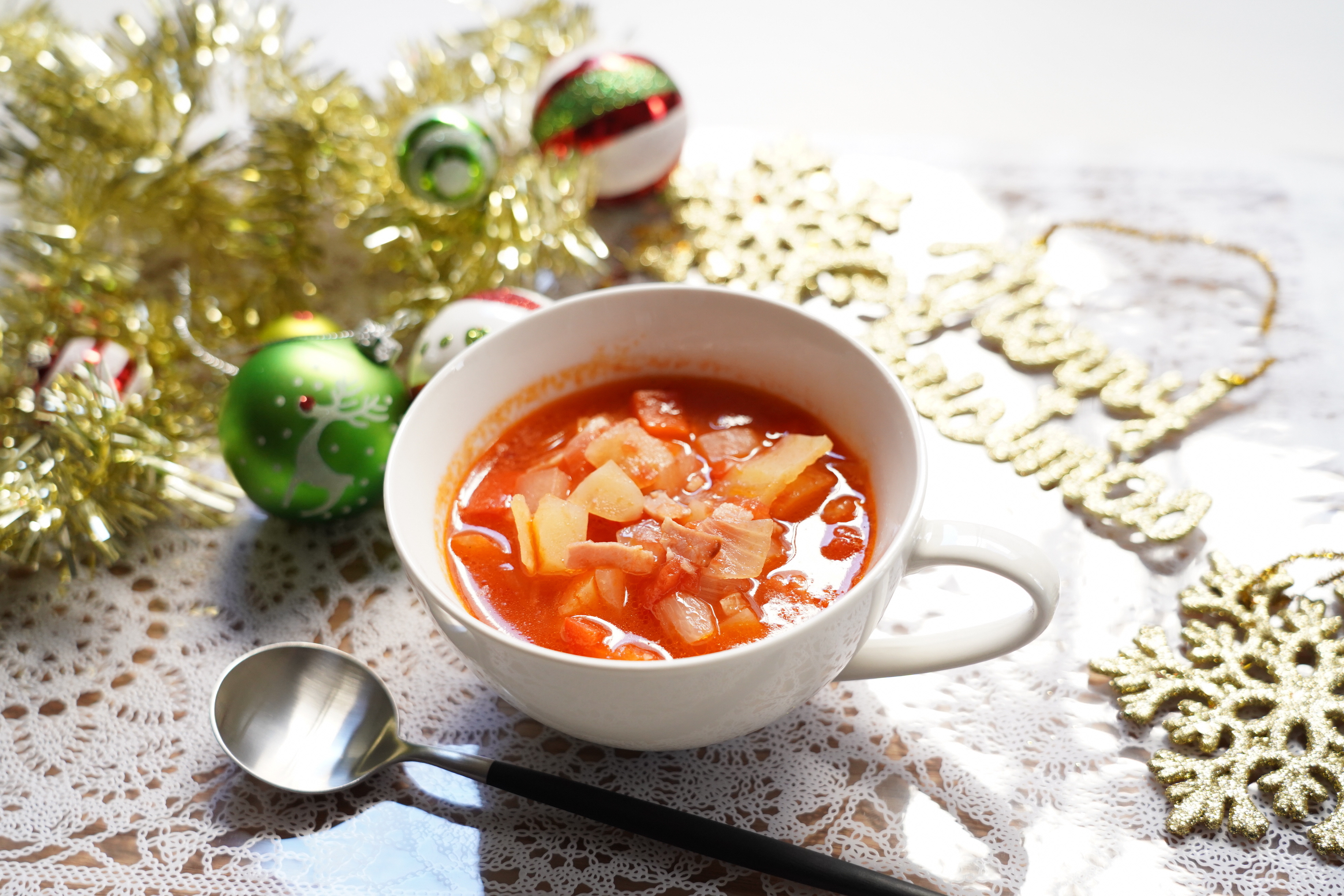 野菜たっぷり栄養満点ミネストローネ