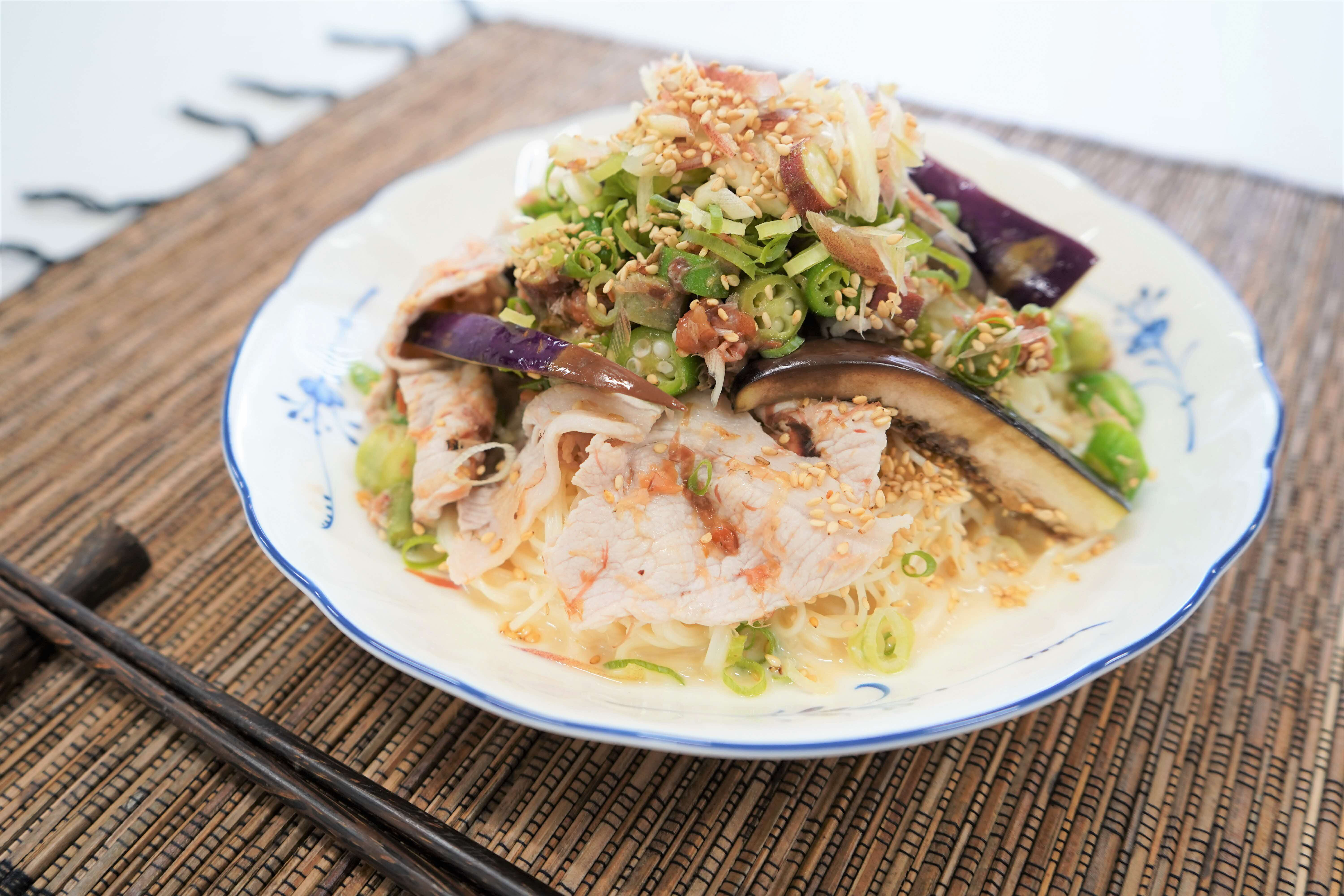 夏バテ予防冷やしそうめん