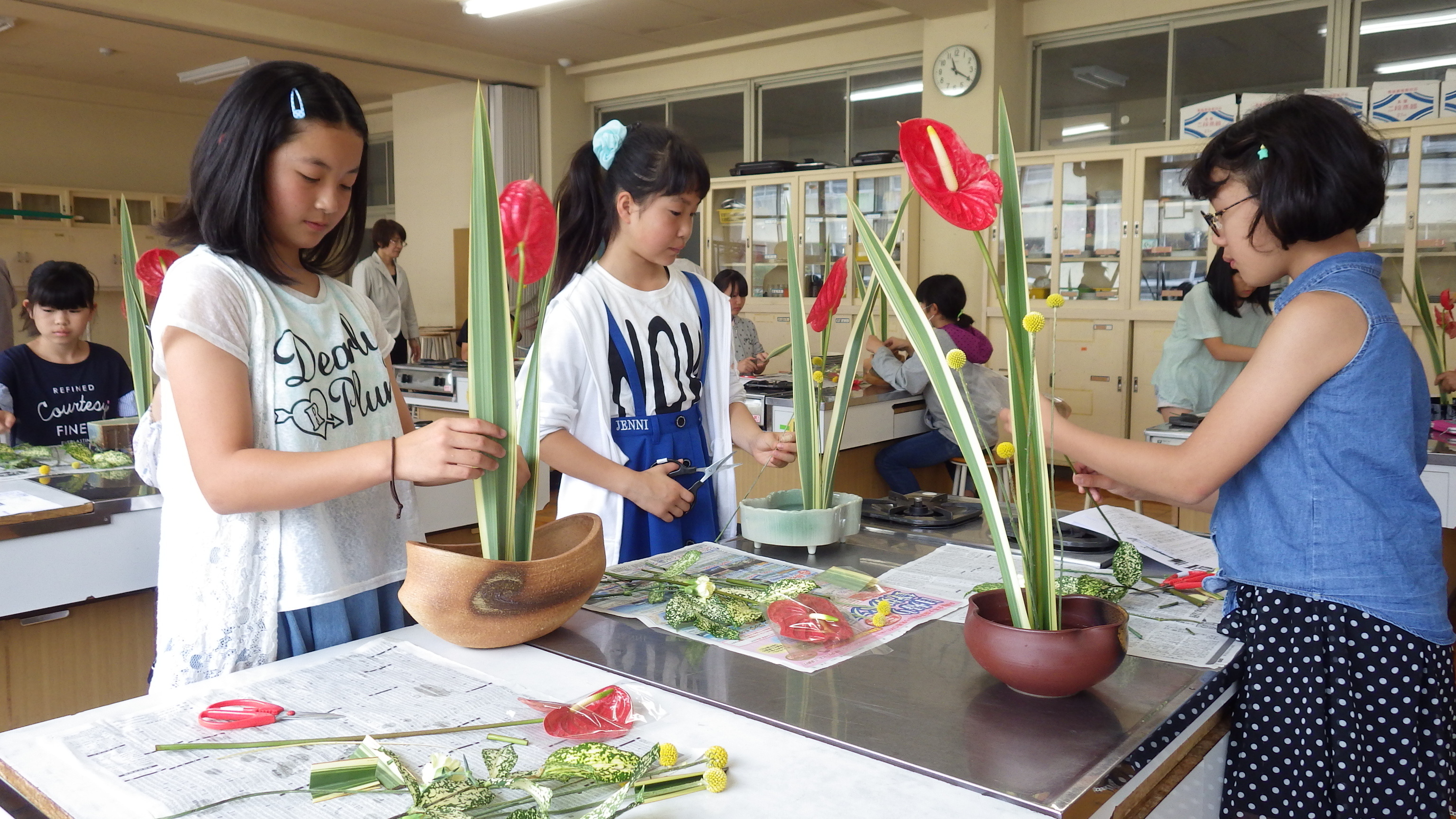 華道の様子