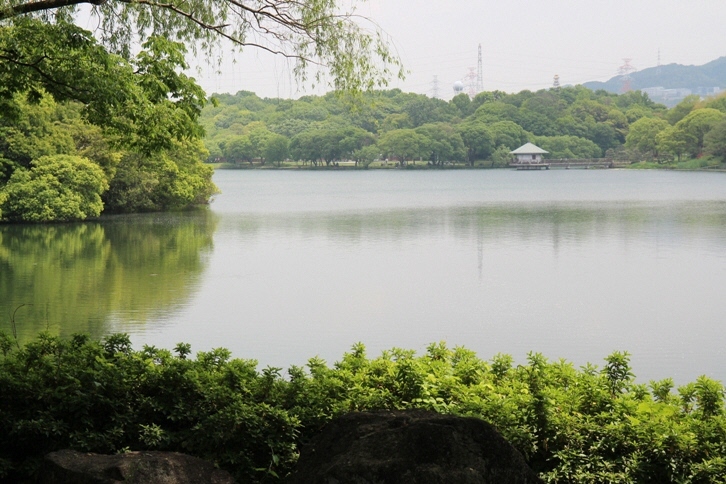 山田池公園全景