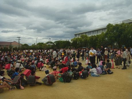 引き渡し訓練の様子です。