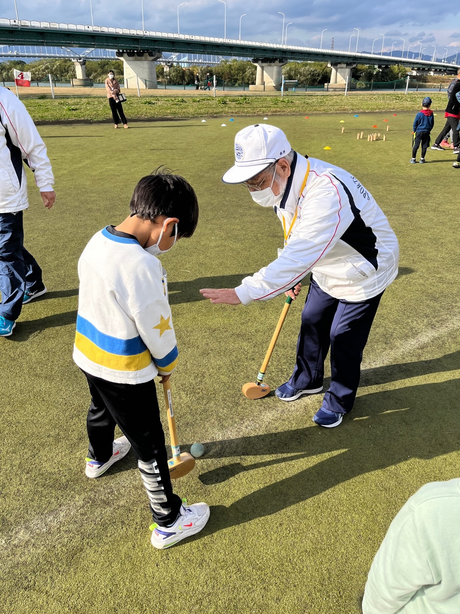 ふれあいマラソンのスポーツコーナー