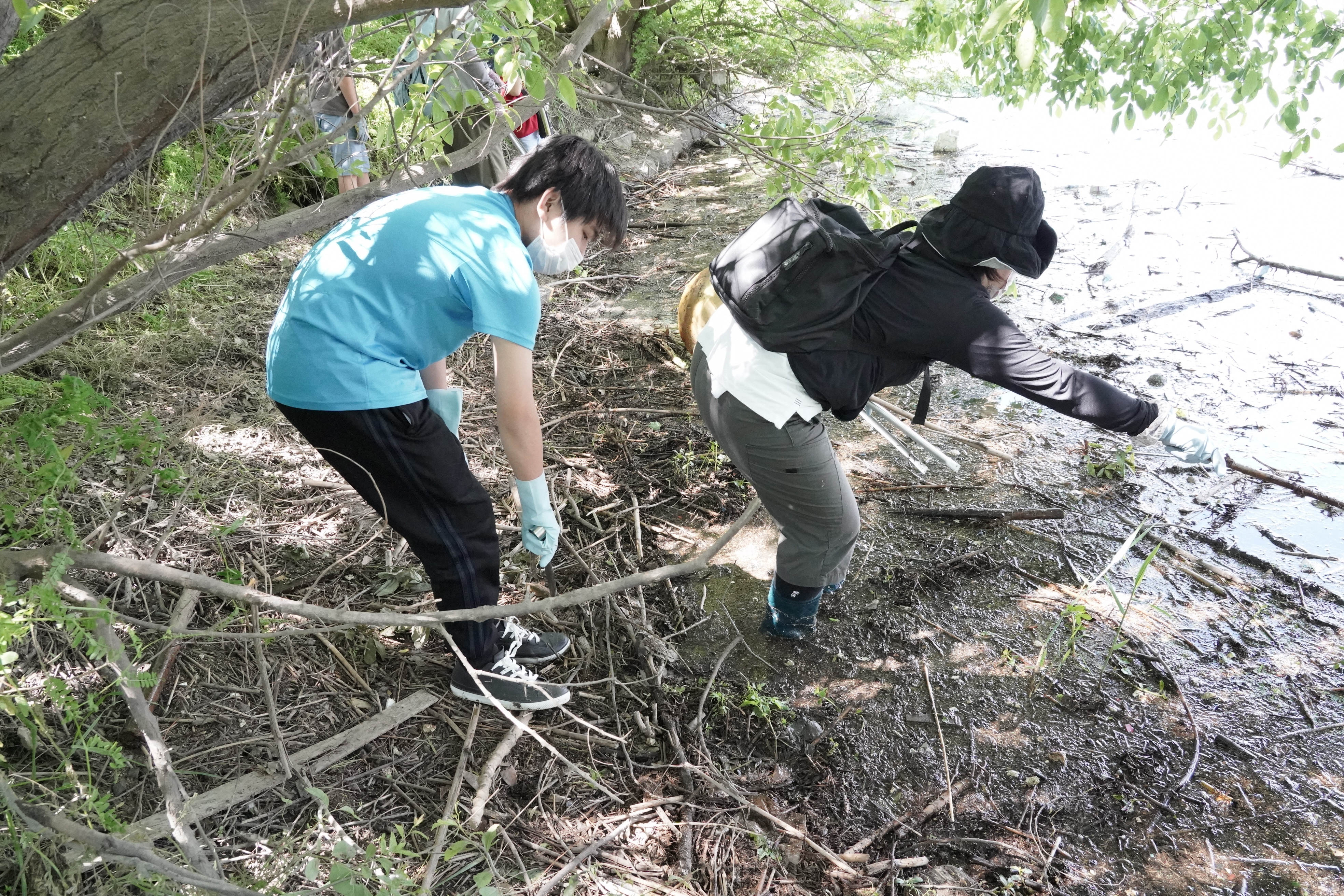 清掃活動の様子