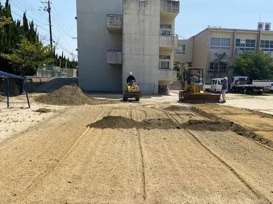 施工中の状況