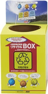 協力店に設置されているリサイクルBOX