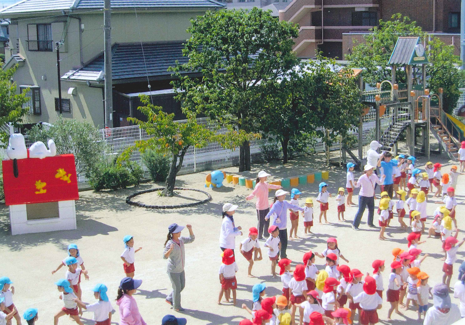 三矢ゆりかご保育園 園庭
