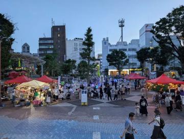 ひらかた七夕まつり2024夕方の様子