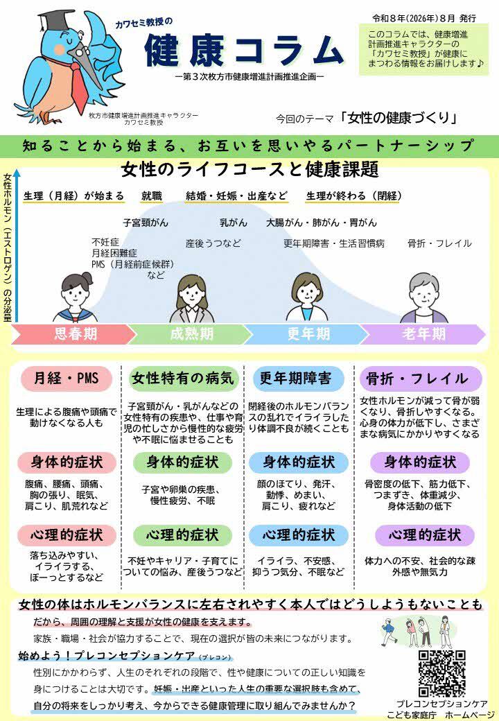 女性の健康づくり