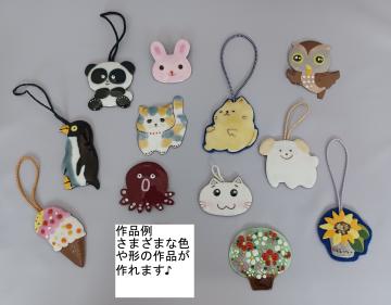「子ども七宝体験」作品例