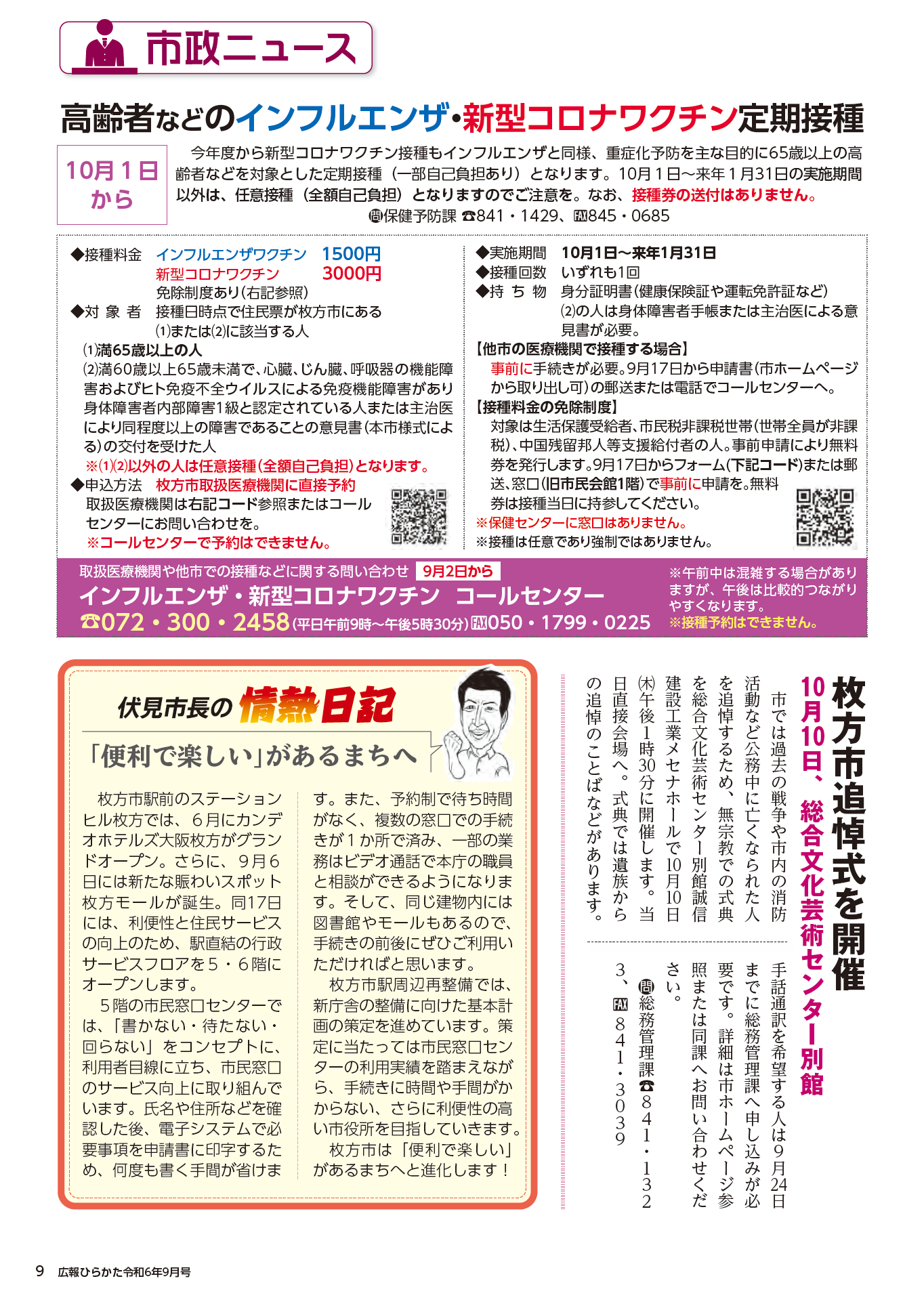 市政ニュース・伏見市長の情熱日記