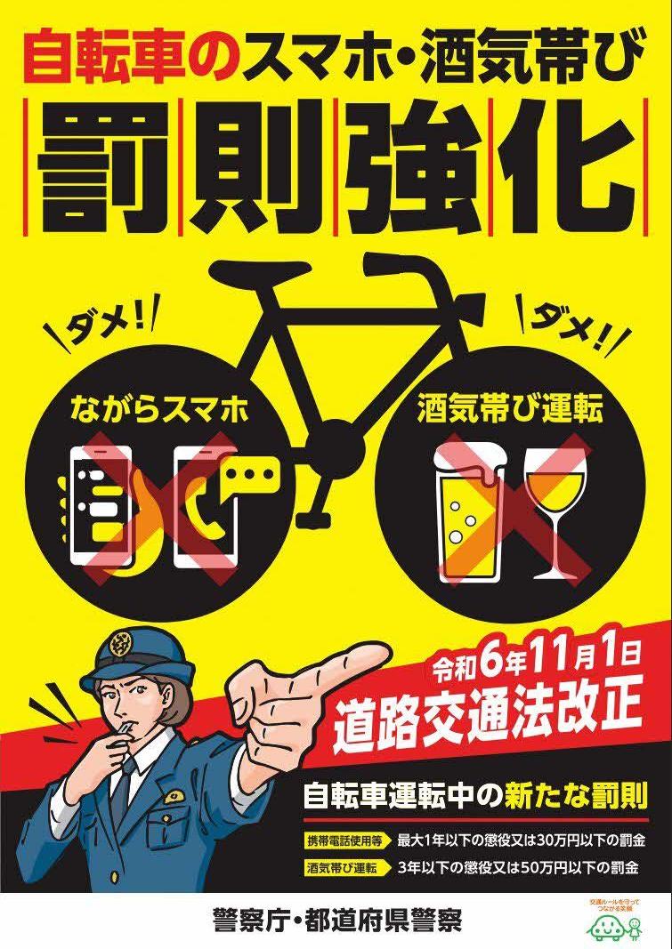 罰則強化広報ポスター