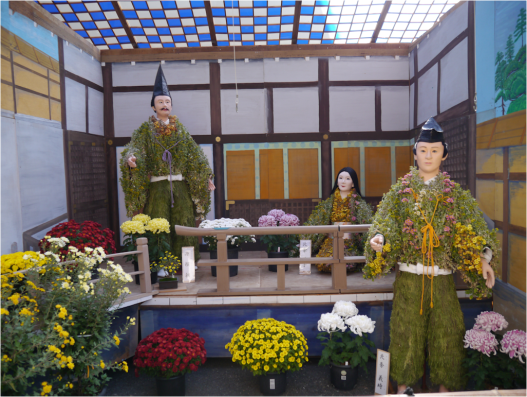 第16回菊人形展3体菊人形