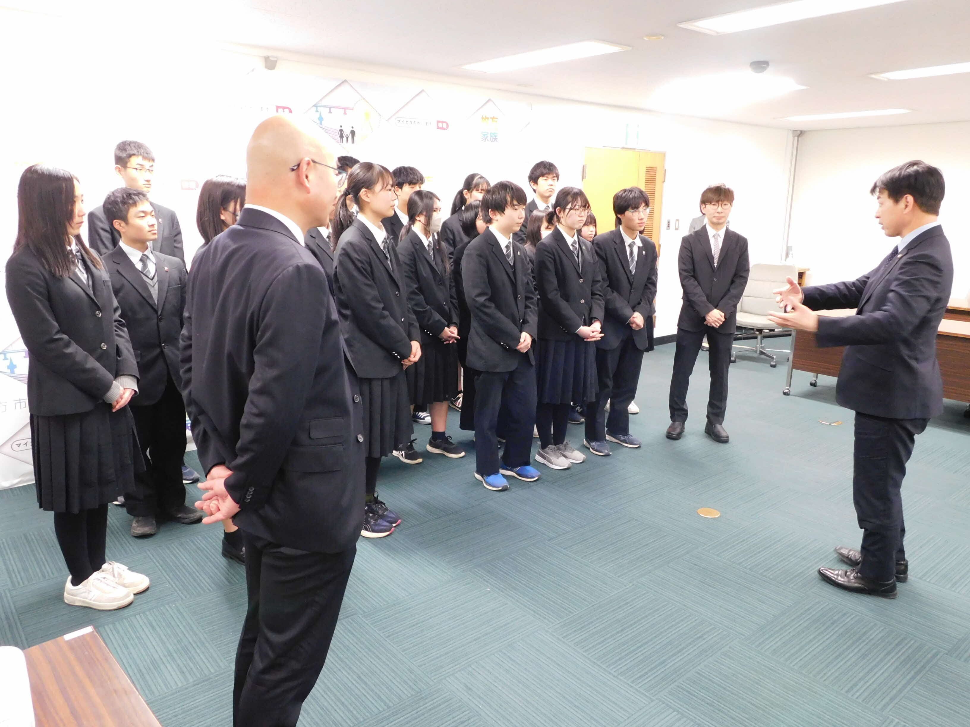 市長からの激励