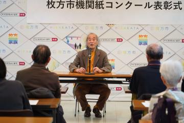 表彰式後に審査員長・梶川さんによるミニ講座を開催