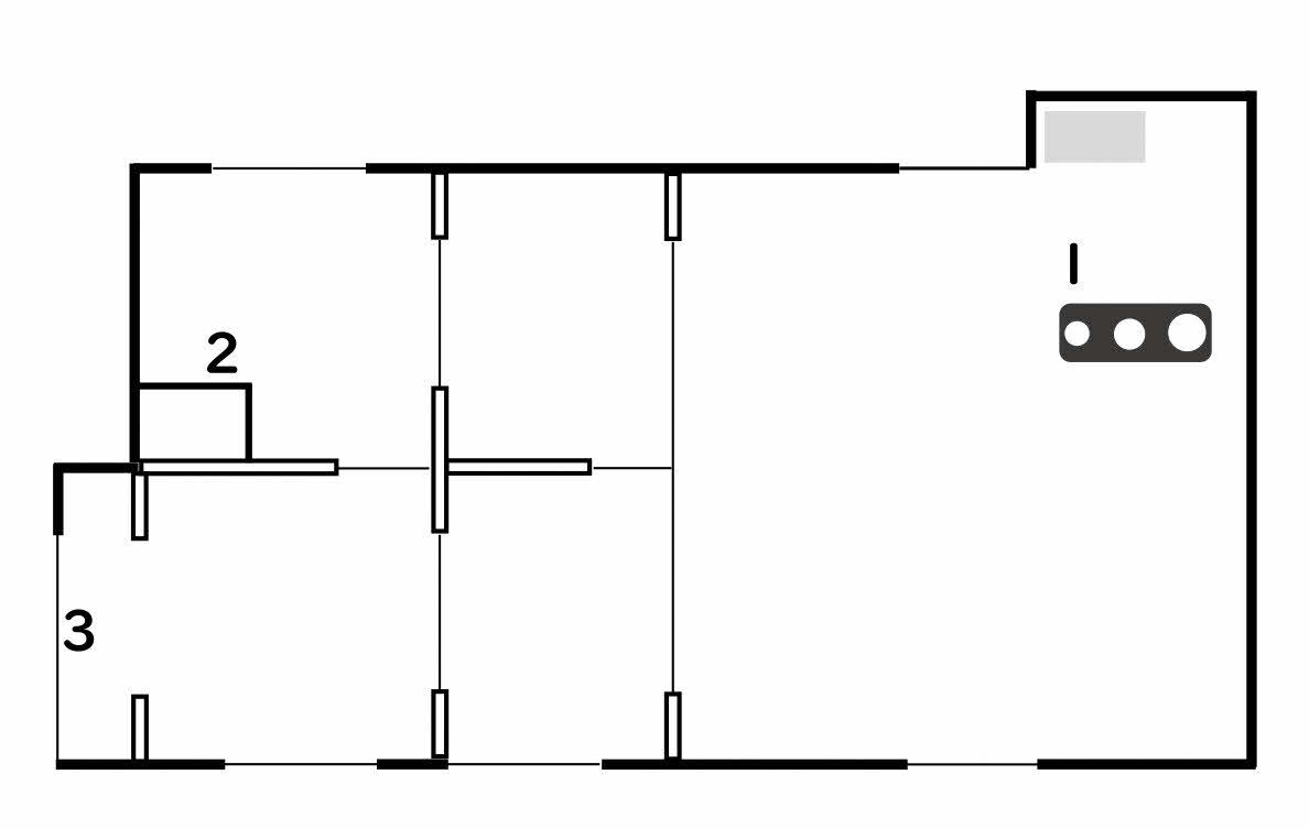 母屋配置図