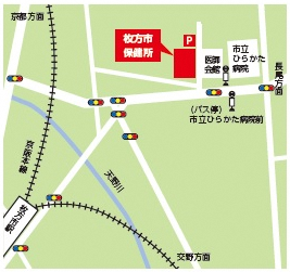 移転後保健所地図