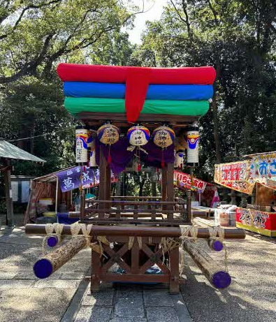 村野神社の布団太鼓