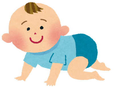 赤ちゃんハイハイ