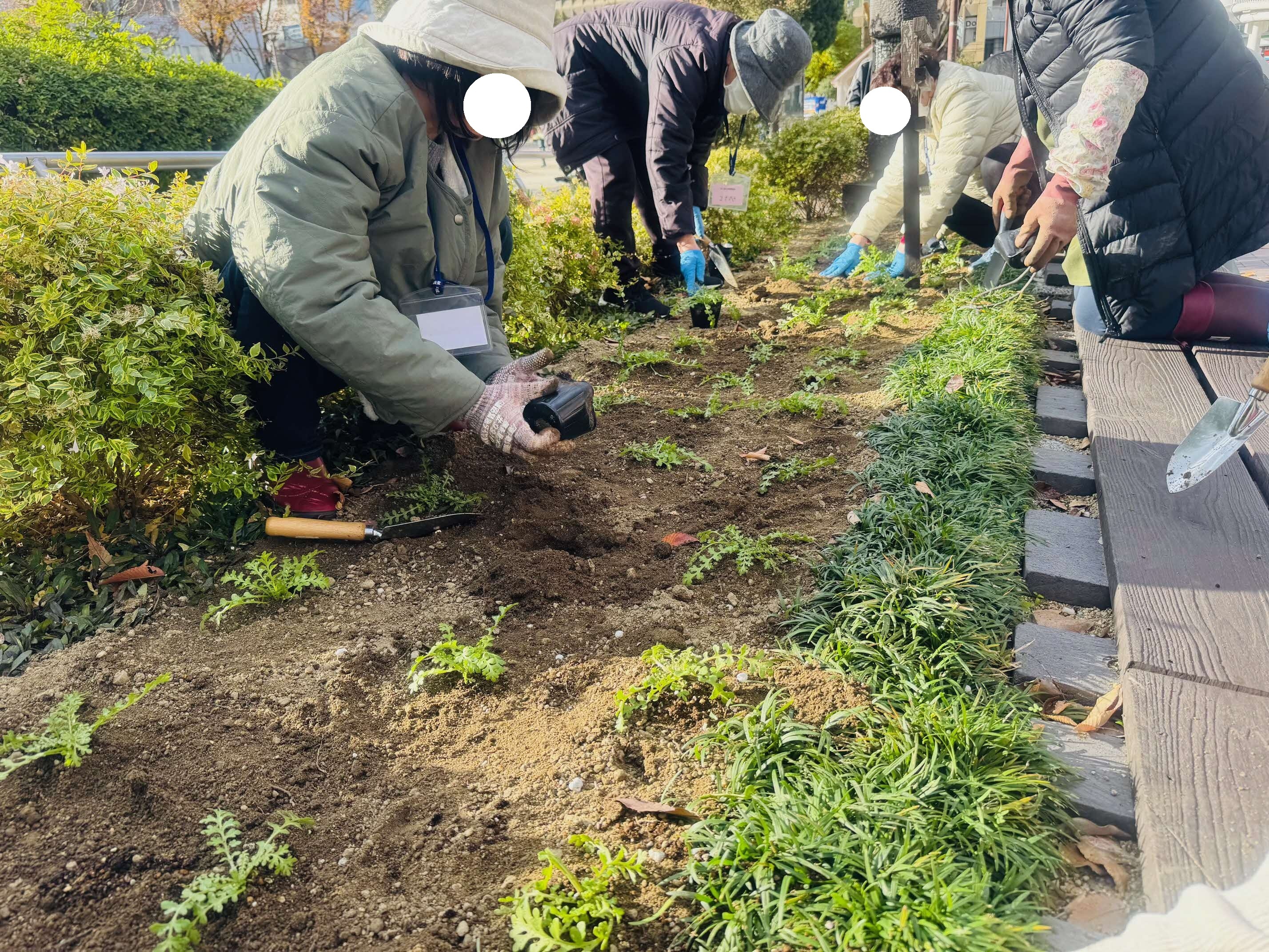 花植え体験講座近景