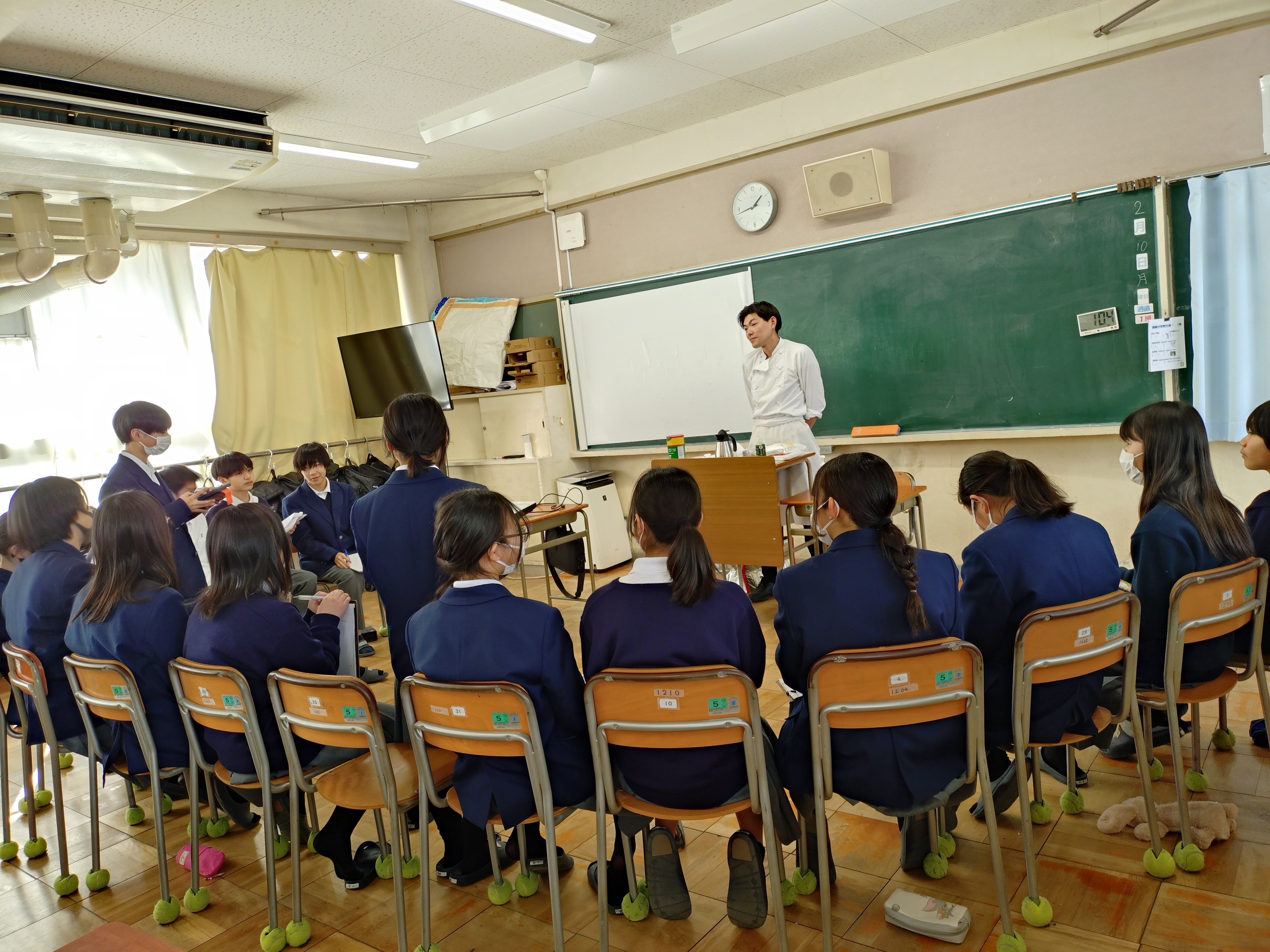 レストラン西本による職業講話