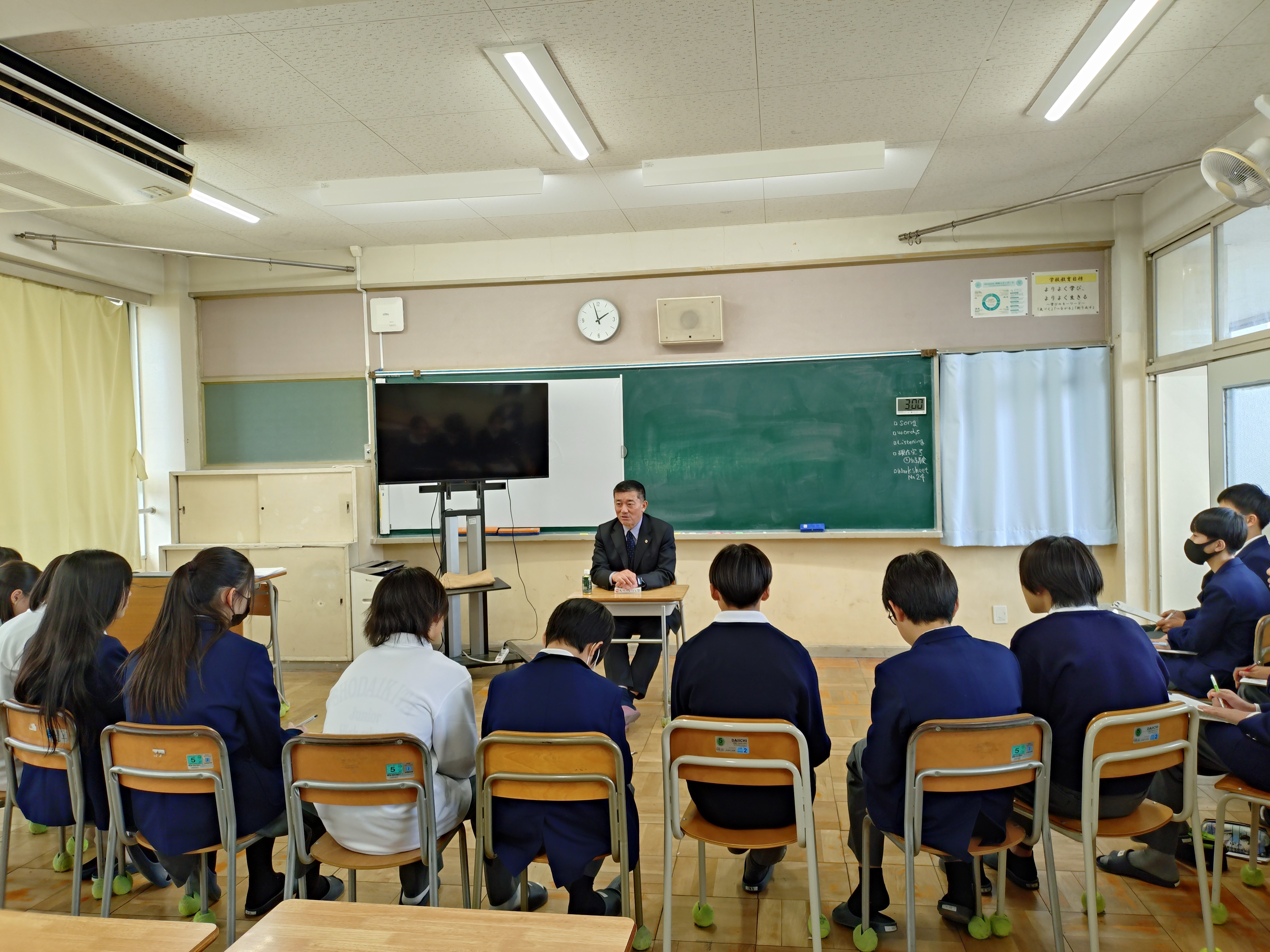 恩地食品株式会社による職業講話