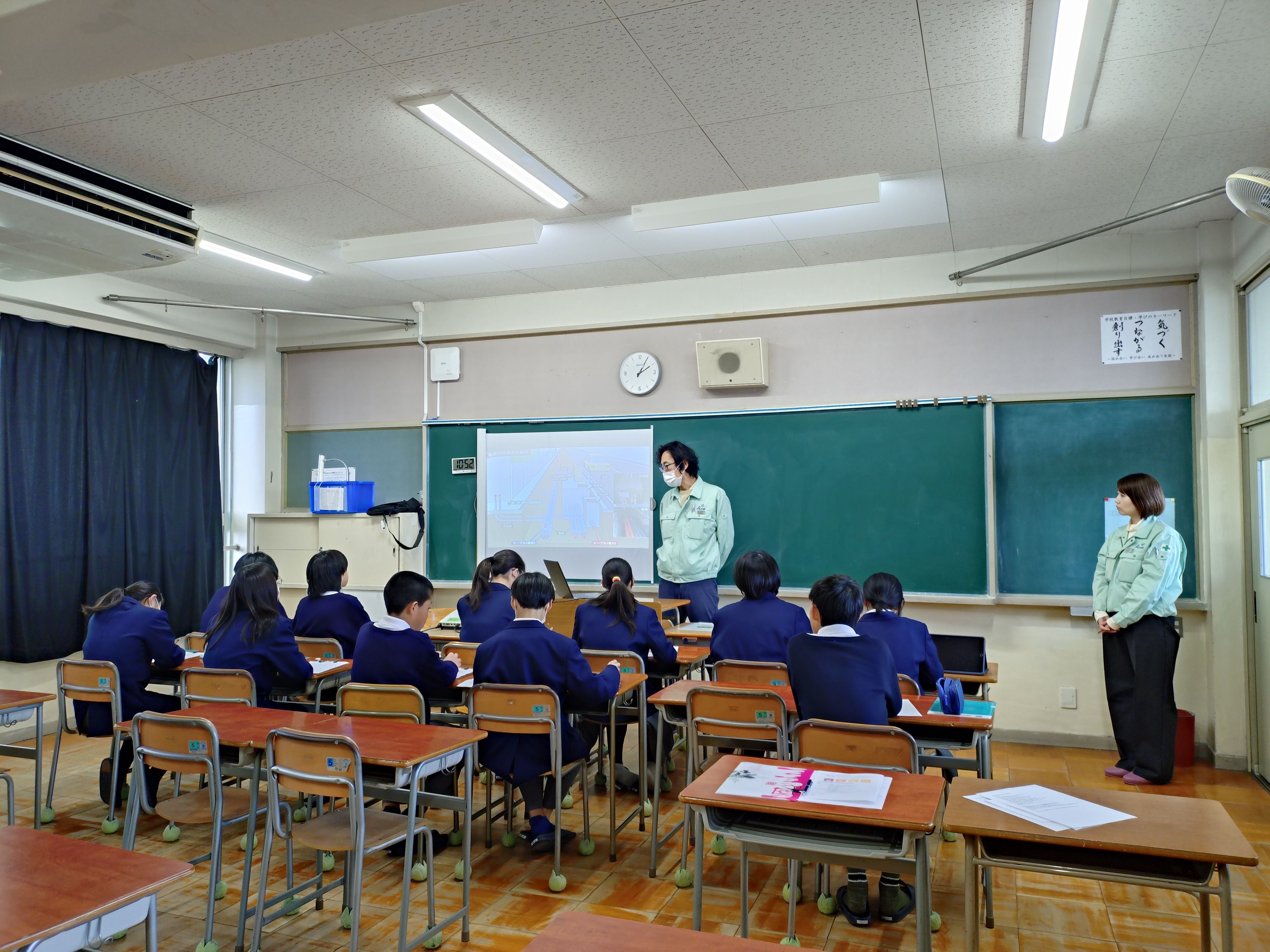 安積建設株式会社による職業講話