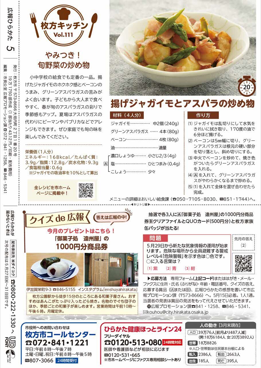 枚方キッチン・クイズde広報