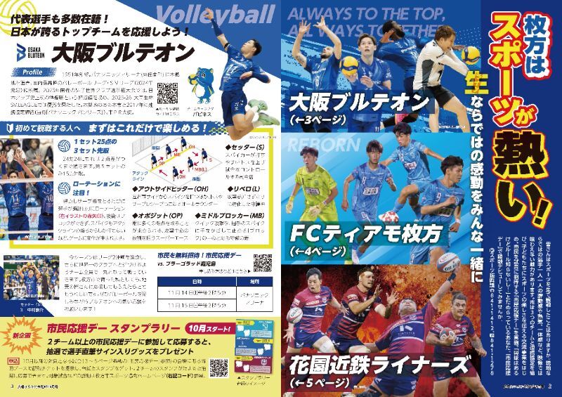 特集 枚方はスポーツが熱い