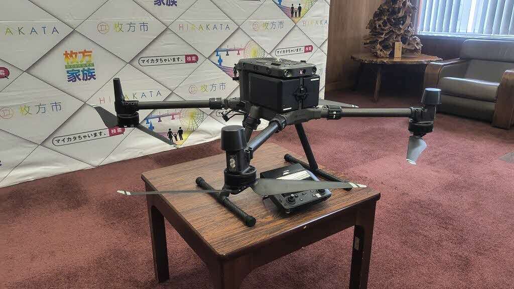 ドローンの写真（DiOで使用している内の一台）