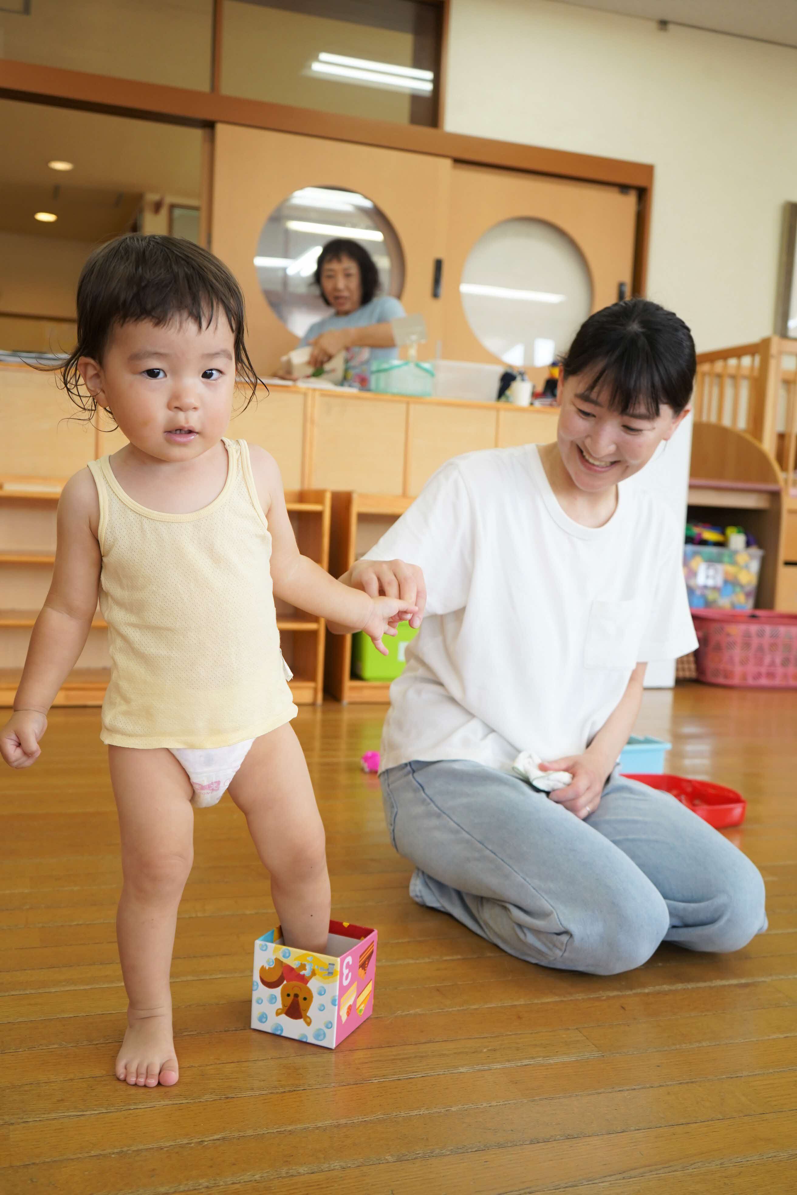 小さい箱の靴