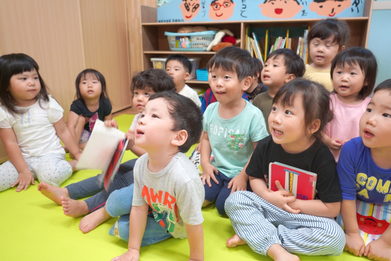 枚方保育所の子どもたち