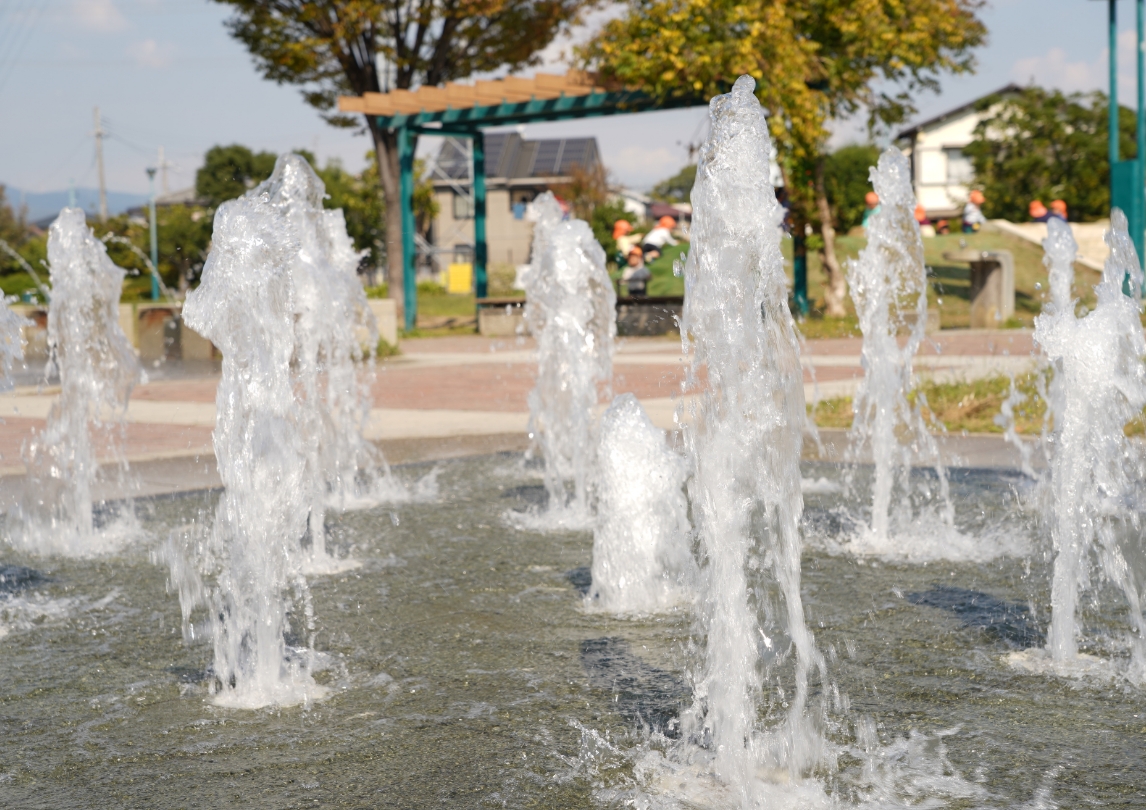 車塚公園の噴水